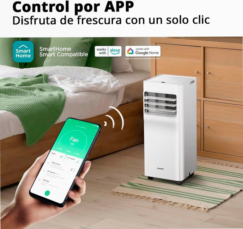 COMFEE Breezy Cool 2.6 - Condizionatore Portatile WiFi