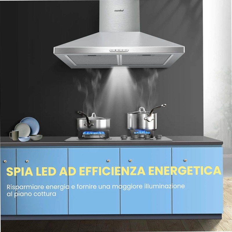 Cappa Aspirante Comfee PYRA17SS-60