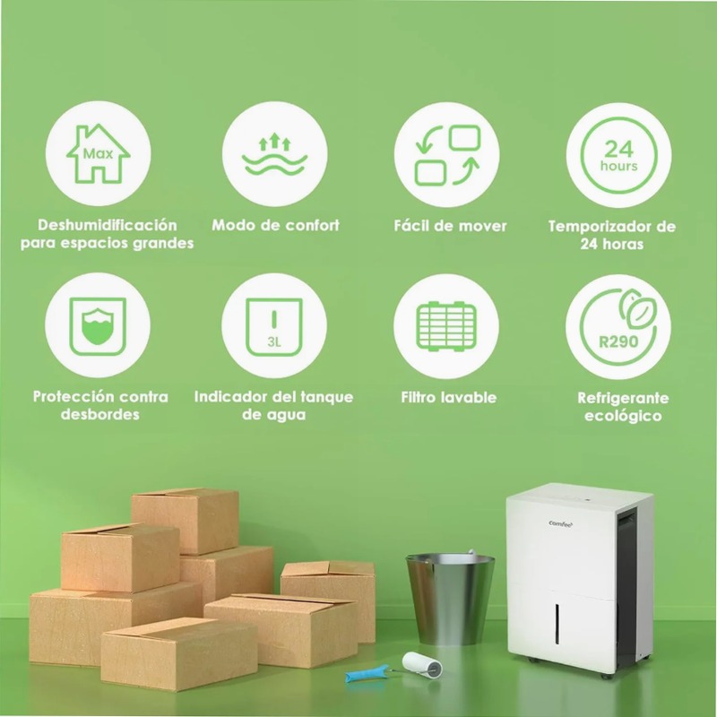 Deumidificatore Professionale COMFEE’ MDDPE-30DEN7 Beige