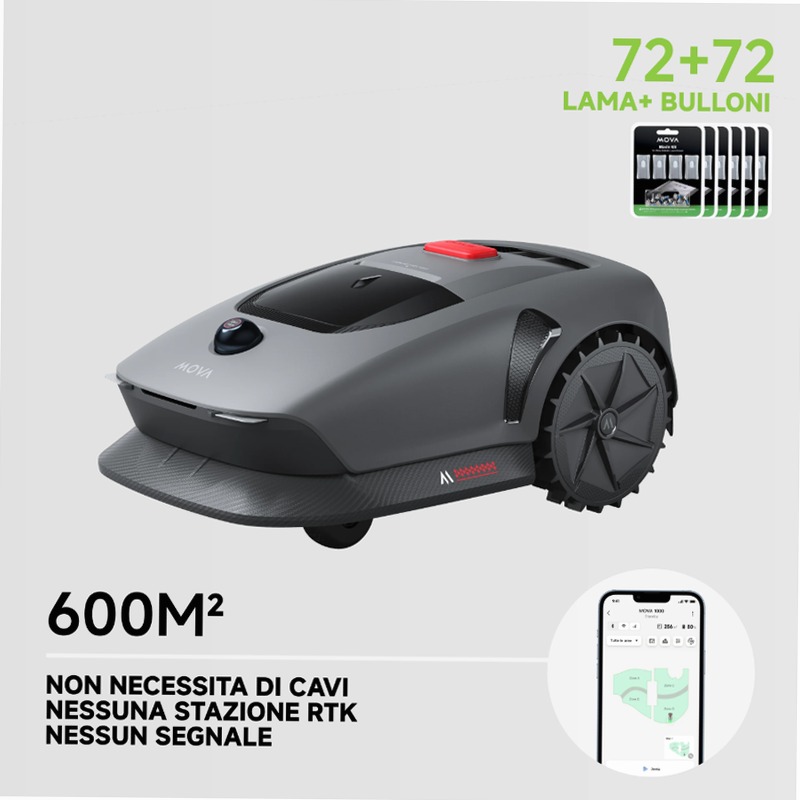 MOVA 1000 e MOVA 600 Robot tagliaerba