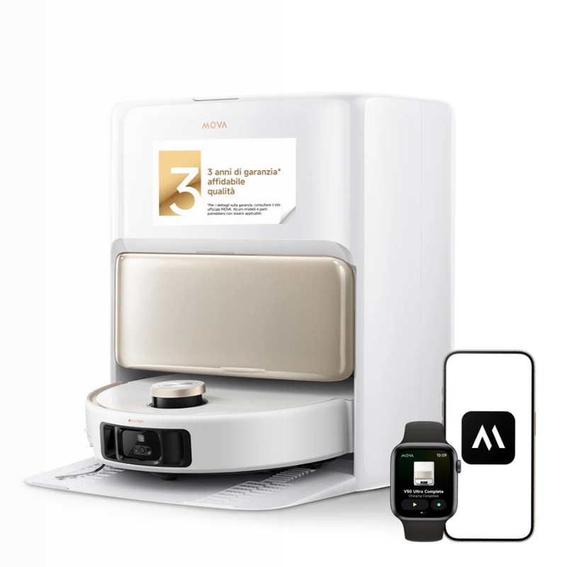 MOVA V50 Ultra Complete Robot aspirapolvere 24w