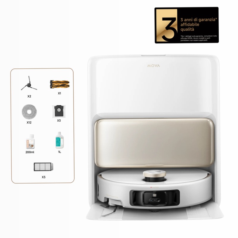 MOVA V50 Ultra Complete Robot aspirapolvere 24w