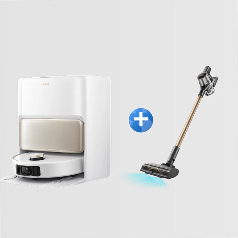 MOVA V50 Ultra Complete Robot aspirapolvere + S5 Sense