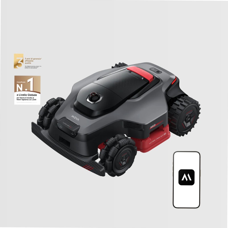MOVA Serie LiDAX Ultra AWD Robot tagliaerba - Saldo rimanente
