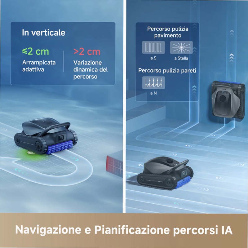 MOVA Diver A10 Robot pulitore per piscine