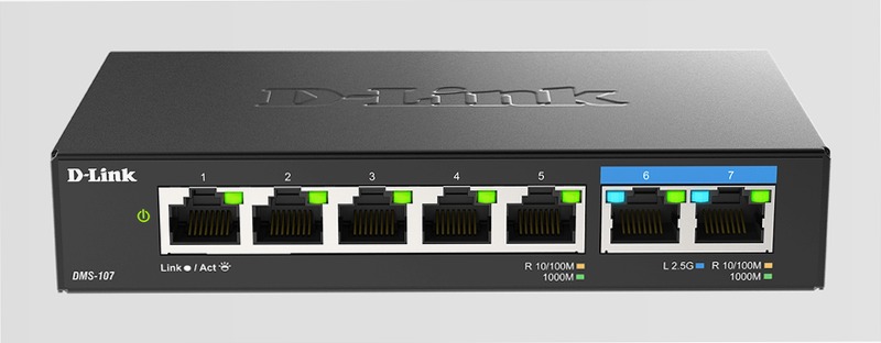 DMS-107 Switch multi-Gigabit 7 porte non gestito | D-Link Italia 5