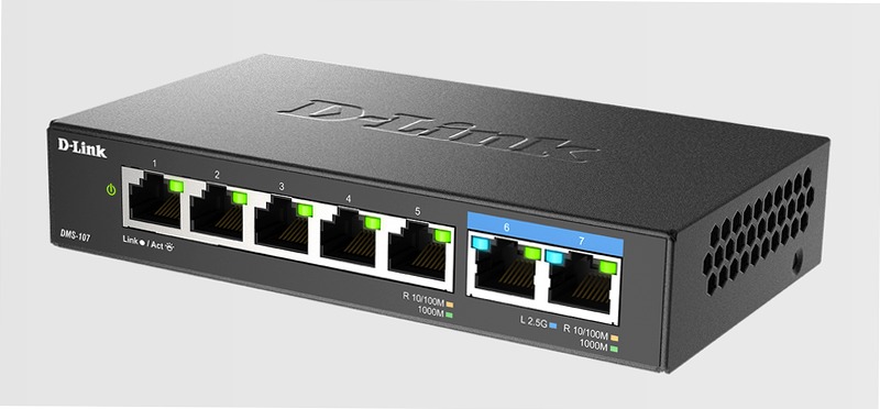 DMS-107 Switch multi-Gigabit 7 porte non gestito | D-Link Italia 5