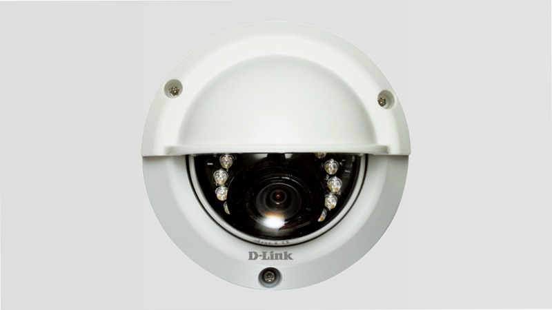 Videocamera IP Dome Full HD WDR MicroSD PoE