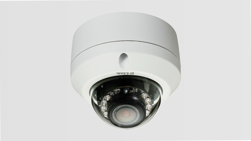 Videocamera IP Dome Full HD WDR MicroSD PoE