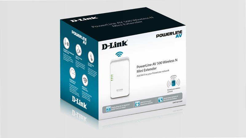 DHP-W310AV Extender PowerLine Wireless Mini AV 500 router