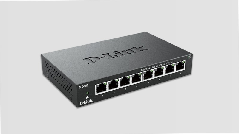 DES-108 - Interruttore Ethernet non gestito 8-port 5