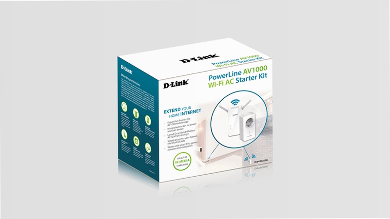 DHP-W611AV PowerLine AV1000 WiFi AC Starter Kit