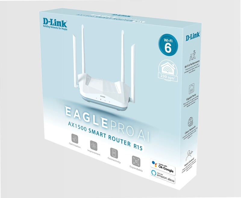 R15 Smart Router AX1500 EAGLE PRO AI Wi-Fi 6 1201Mbps