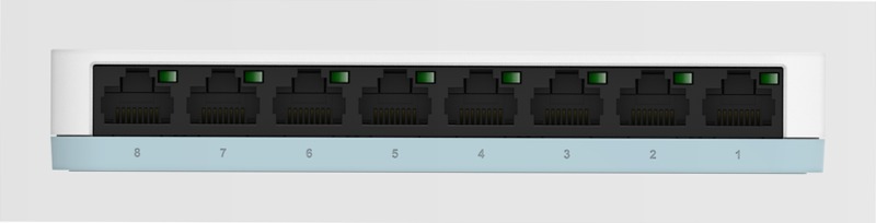 DGS-1008D Switch Gigabit Non gestito 8 porte 5 10/100 Mbps