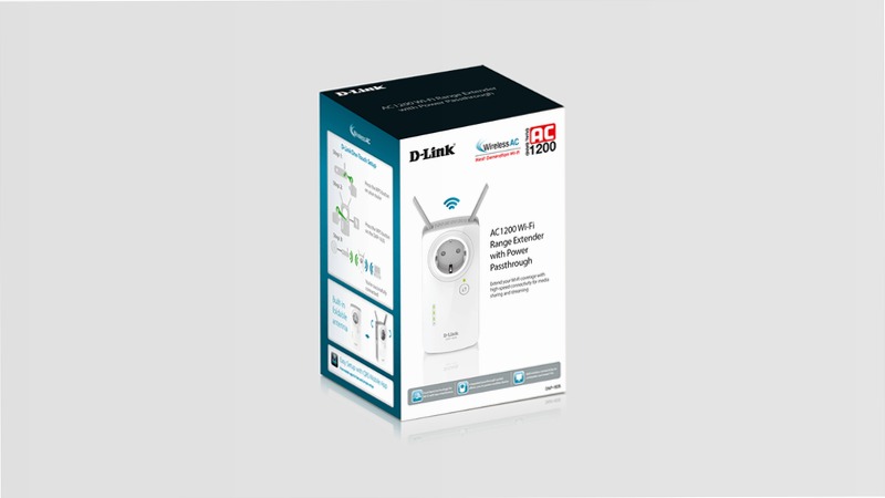 DAP-1635 AC1200 WiFi Range Extender con presa passthrough
