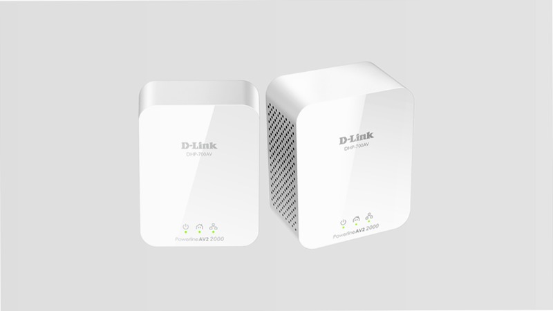 DHP-701AV PowerLine AV2 2000 HD Gigabit Starter Kit Wi-Fi 4 10 Gigabit 2000Mbps