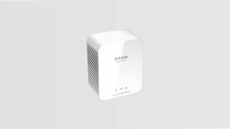 DHP-701AV PowerLine AV2 2000 HD Gigabit Starter Kit Wi-Fi 4 10 Gigabit 2000Mbps