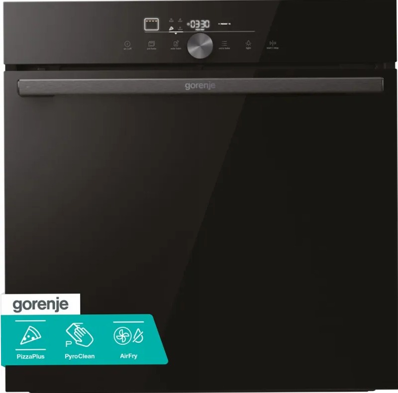 Forno pirolitico GO66E PIZZA350C A Nero Incasso