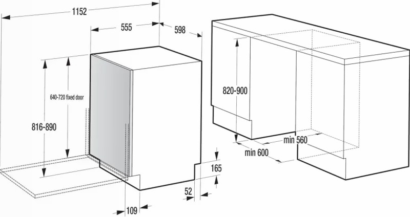 Lavastoviglie a scomparsa totale GV642D61 14