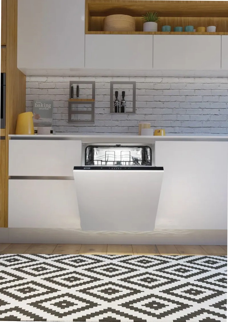 Lavastoviglie a scomparsa totale GV62010 12 Nero