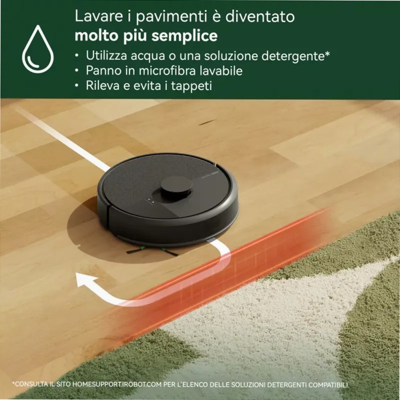 Roomba Combo 105 AutoEmpty™ & Panni Riutilizzabili