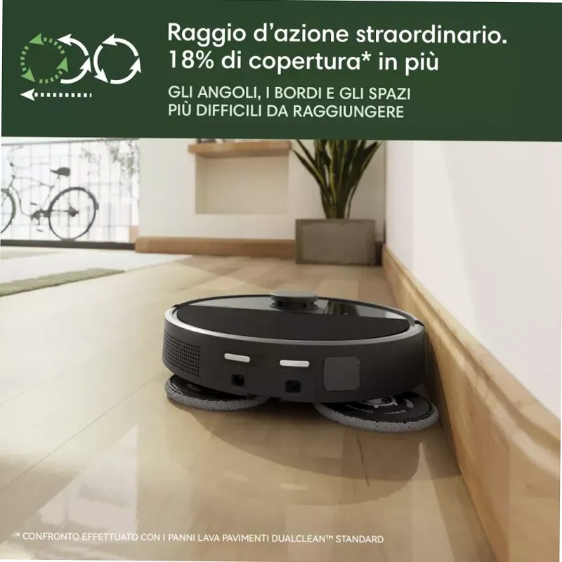 Roomba Plus 506 Combo + Autowash™ Dock & Sacchetti & Panni DualClean™ - Pulizia Profonda