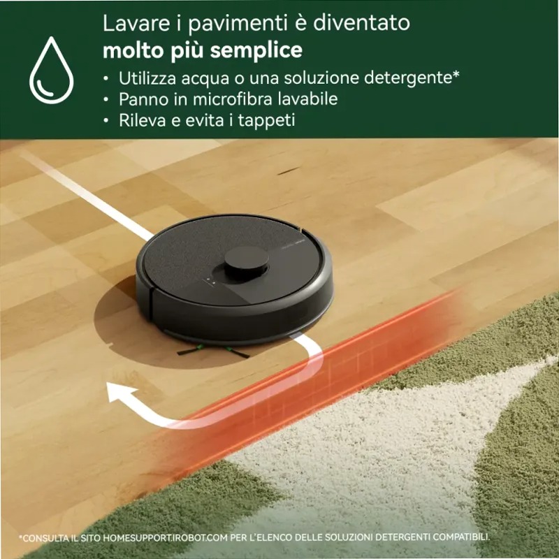 Roomba Combo 105 AutoEmpty™ & Panni Riutilizzabili
