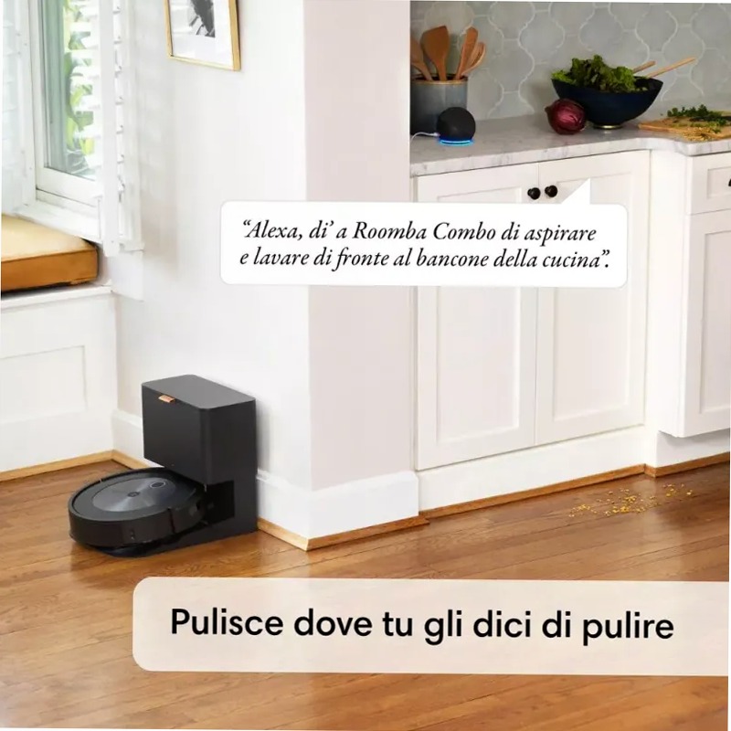 Roomba Combo j5+ - Pulizia Asciutta e Bagnata in Uno