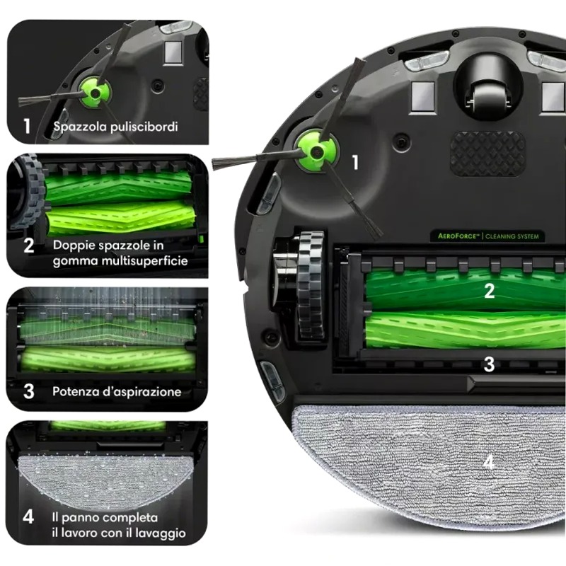 Roomba Combo j5+ - Pulizia Asciutta e Bagnata in Uno