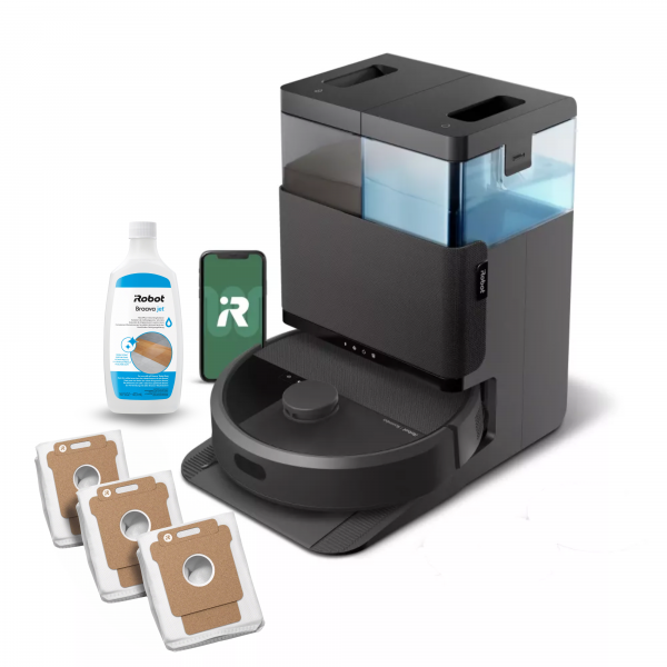 Roomba® Plus 405 Combo + Autowash? dock & Sacchetti & Detergente