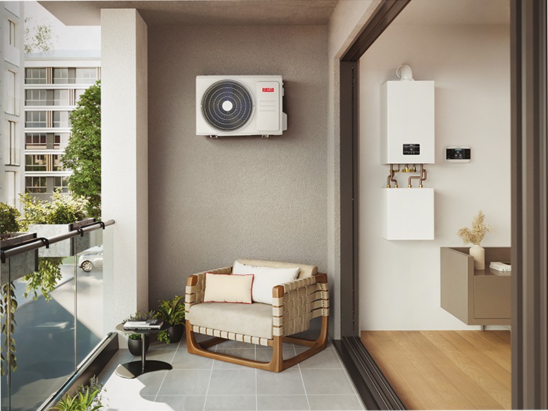 Adapto Hybrid Riscaldamento + raffrescamento