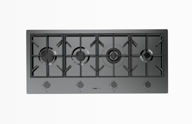 Piano Cottura Foster Milano PVD Gun Metal Titanio A Gas 4