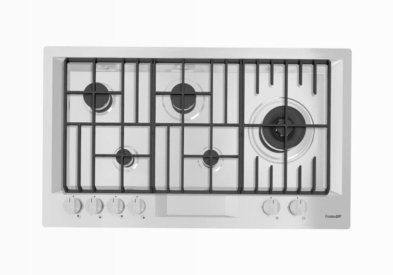 Piano Cottura FL - 5 Fuochi a Gas Acciaio