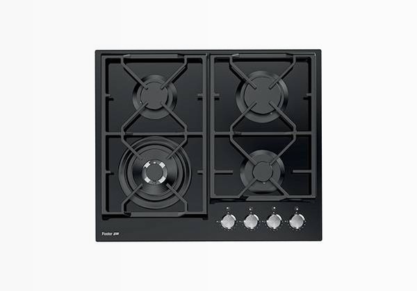 Piano Cottura Power Glass Acciaio A Gas 4