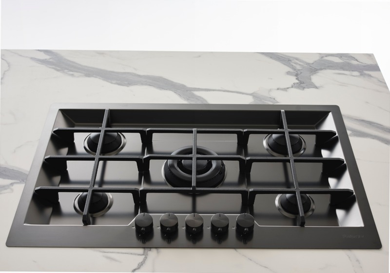 Piano Cottura KE Gun Metal Titanio Gas 5
