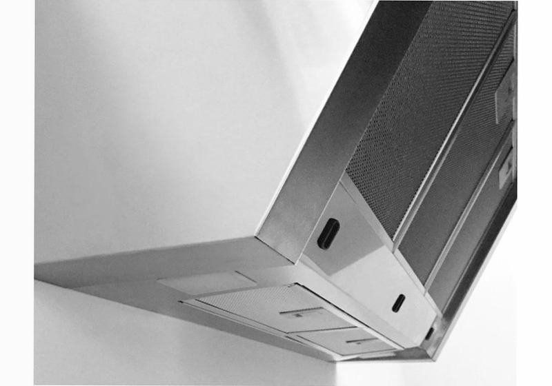 Cappa d'aspirazione FL Slim black mirror