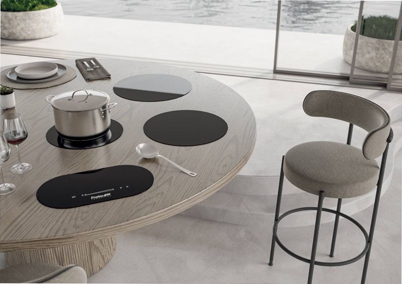 Piastra Modular Induction Nero D Induzione