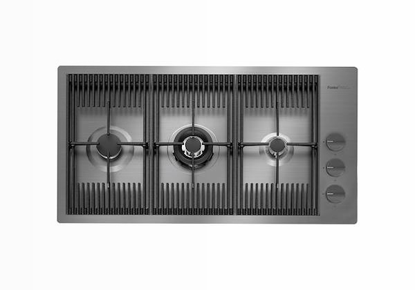 Piano cottura Milanello Gun Metal Titanio A Gas