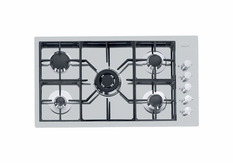 Piano Cottura S4000 - 5 Fuochi a Gas Acciaio