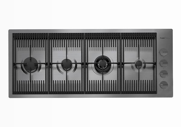 Piano cottura Milanello Gun Metal Titanio A Gas 4