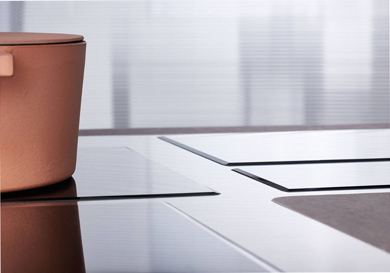 Castone Modulare Quadra - 3 Campi Beige A Induzione