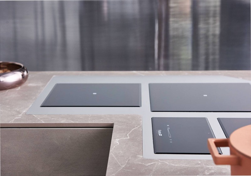 Castone Modulare Quadra - 3 Campi Beige A Induzione