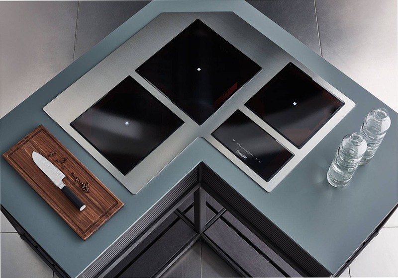 Castone Modulare Quadra - 3 Campi Beige A Induzione