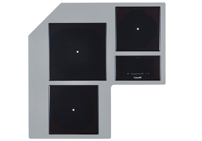 Castone Modulare Quadra - 3 Campi Beige A Induzione