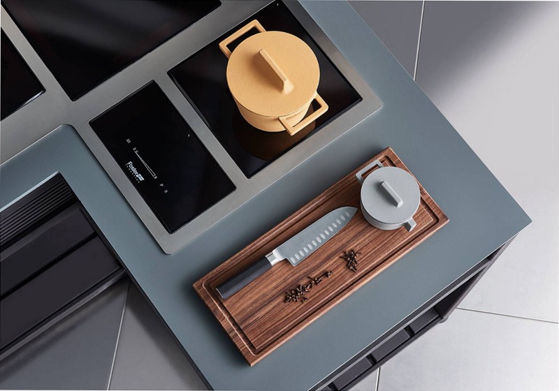 Castone Modulare Quadra - 3 Campi Beige A Induzione