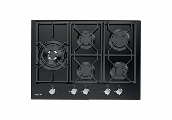 Piano Cottura Power Glass Acciaio A Gas 4