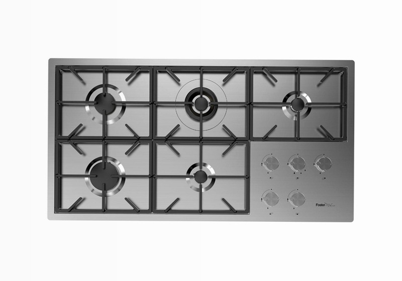 Piano Cottura Foster Milano Acciaio A Gas 5
