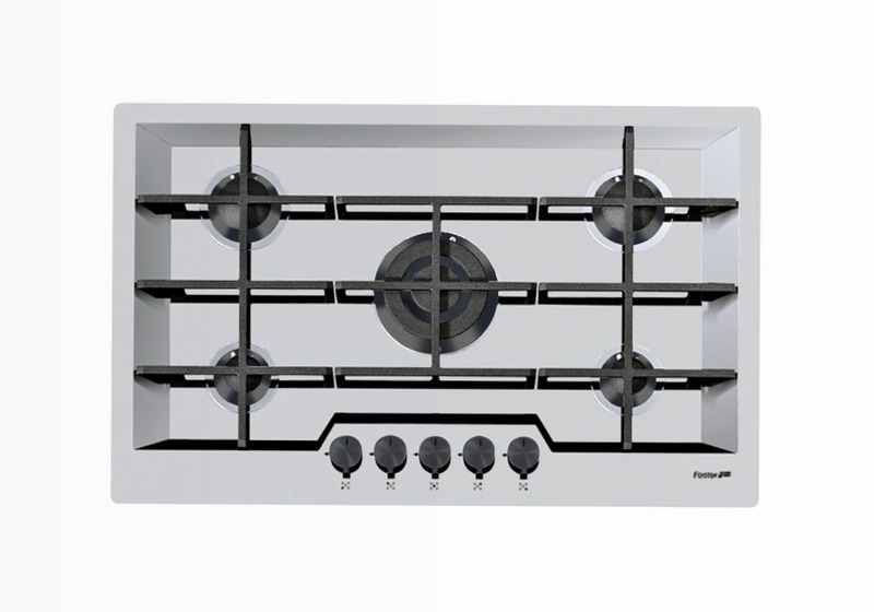 Piano Cottura KE Black - 5 Fuochi a Gas Nero