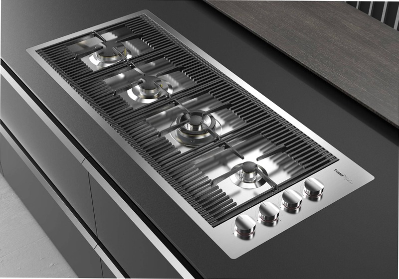 Piano Cottura Milanello - 4 Fuochi a Gas Acciaio