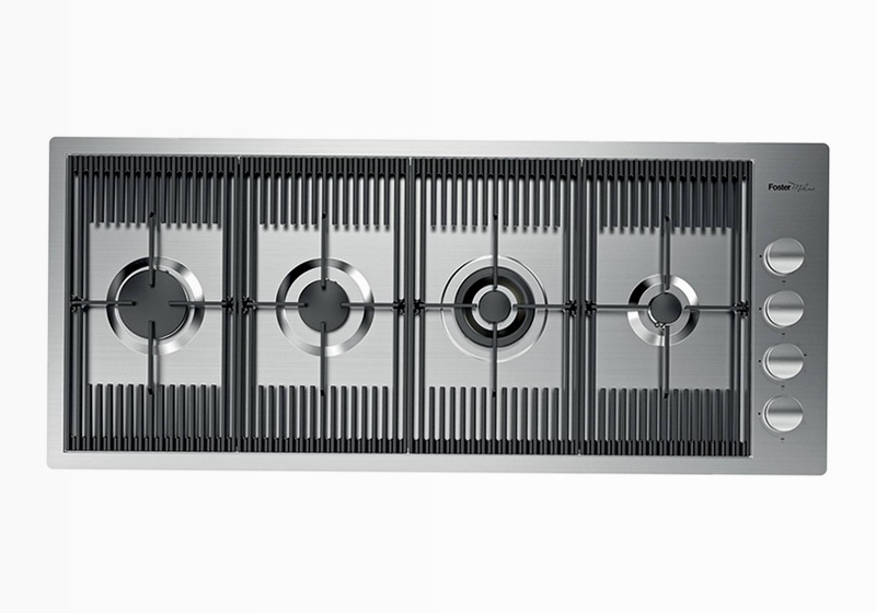 Piano Cottura Milanello - 4 Fuochi a Gas Acciaio